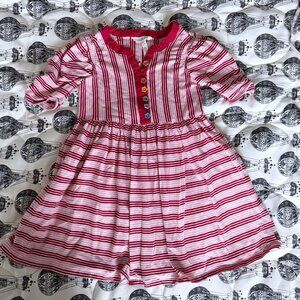 Matilda Jane Girl Bookworm Striped Knit Lap Dress 6 Years